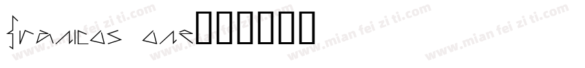 franicos one字体转换